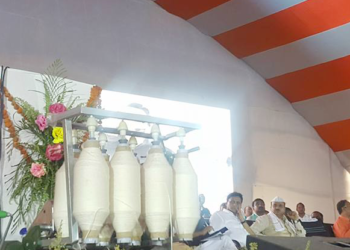 Motihari: Nitish scoffs at BJP’s  Kisan Kumbh