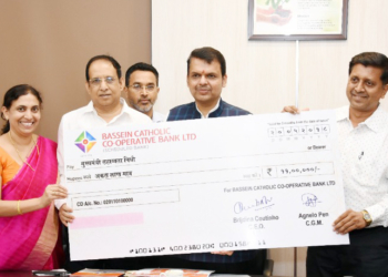 Bassein Bank donates to CM’s relief fund