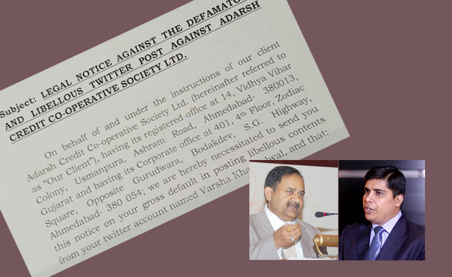 Adarsh credit: Modis try to silence critics by serving legal notices