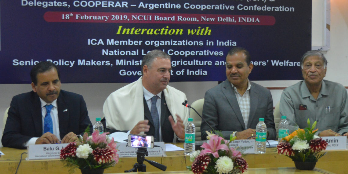 ICA: Guarco steals hearts of Indian cooperators at NCUI headquarters
