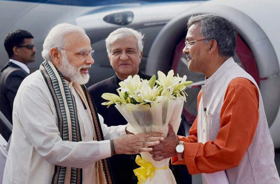 Modi to handover NCDC cheque to CM Rawat today