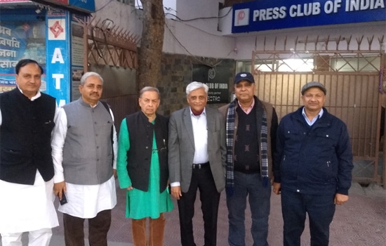 Newly elected team of NAFCUB comes calling to Press Club of India