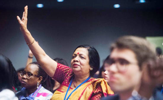 UN: Nandini in Town Hall meeting in New York