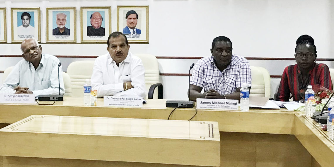 Chandra Pal explains gamut of co-op movement to Kenyan delegation