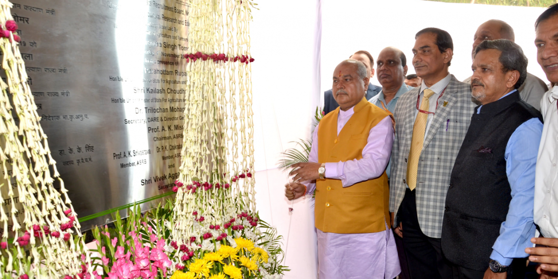 Tomar lays foundation stone of ASRB building