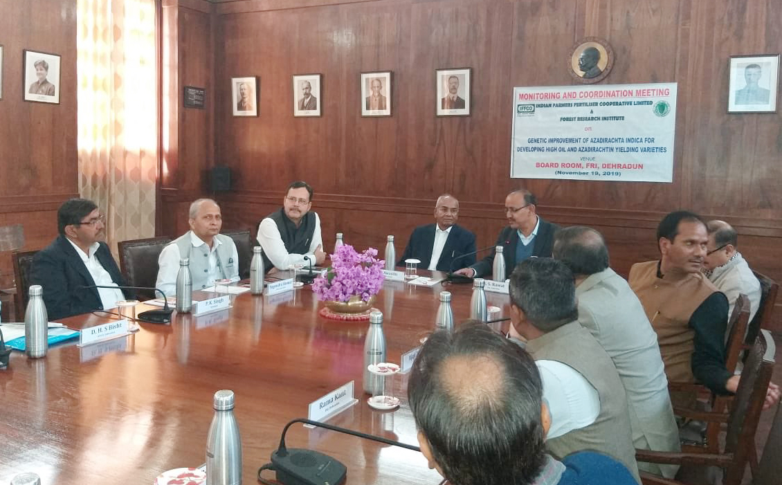 Awasthi holds review meeting on neem in Dehradun
