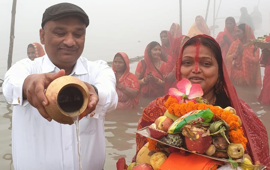Cooperators celebrate Chhath with gusto