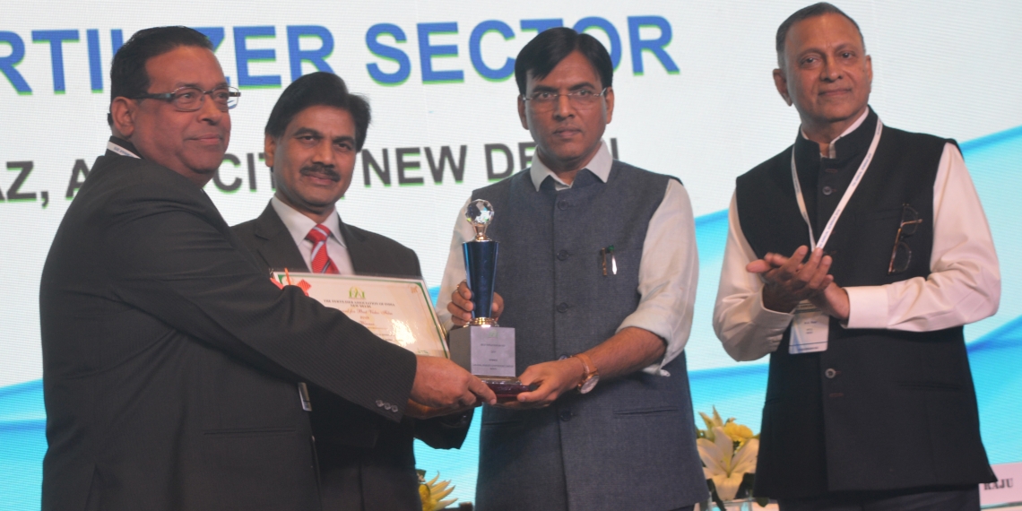 Kribhco awarded for making the Best Video Film at FAI function