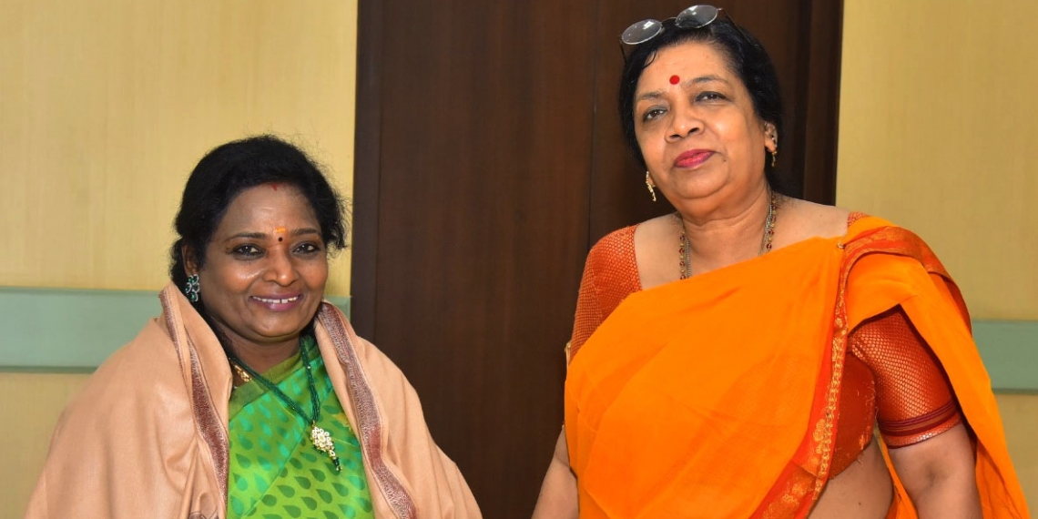Nandini meets Governor & briefs her on robust co-op movement in South