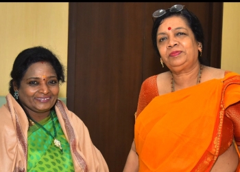 Nandini meets Governor & briefs her on robust co-op movement in South