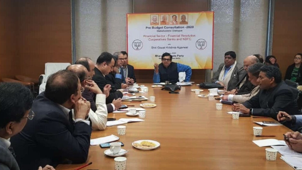 Batting for co-ops: Sanghani & Mehta participate in BJP Eco Cell meeting