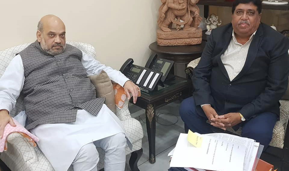 Sanghani meets Shah; invites him to inaugurate IFFCO’s Nano Plant