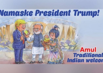 Amul doodle on Trump a big hit on social media