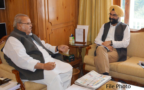 Sodhi meets J&K Guv; evinces interest in dairy promotion