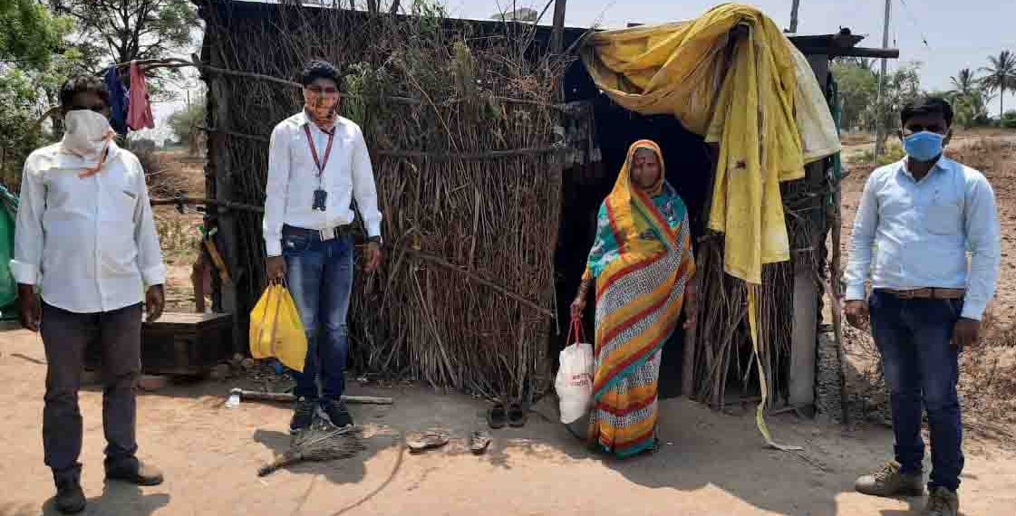 Shri Venkatesh Multi Co-op Credit Society distributes groceries