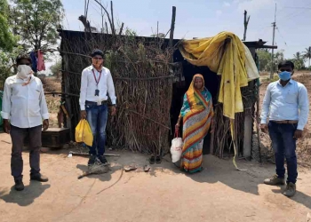 Shri Venkatesh Multi Co-op Credit Society distributes groceries