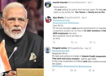 Adarsh Credit: Investors launch social media campaign; seek PM’s attention