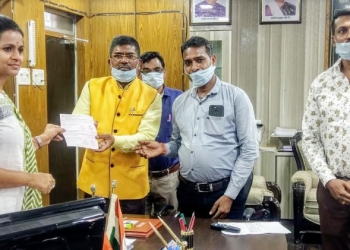 Balod District Co-op Union donates half month salary