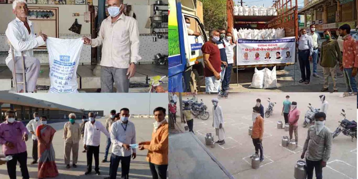 Gujarat co-ops at forefront of fighting Corona; offer meals, masks & money