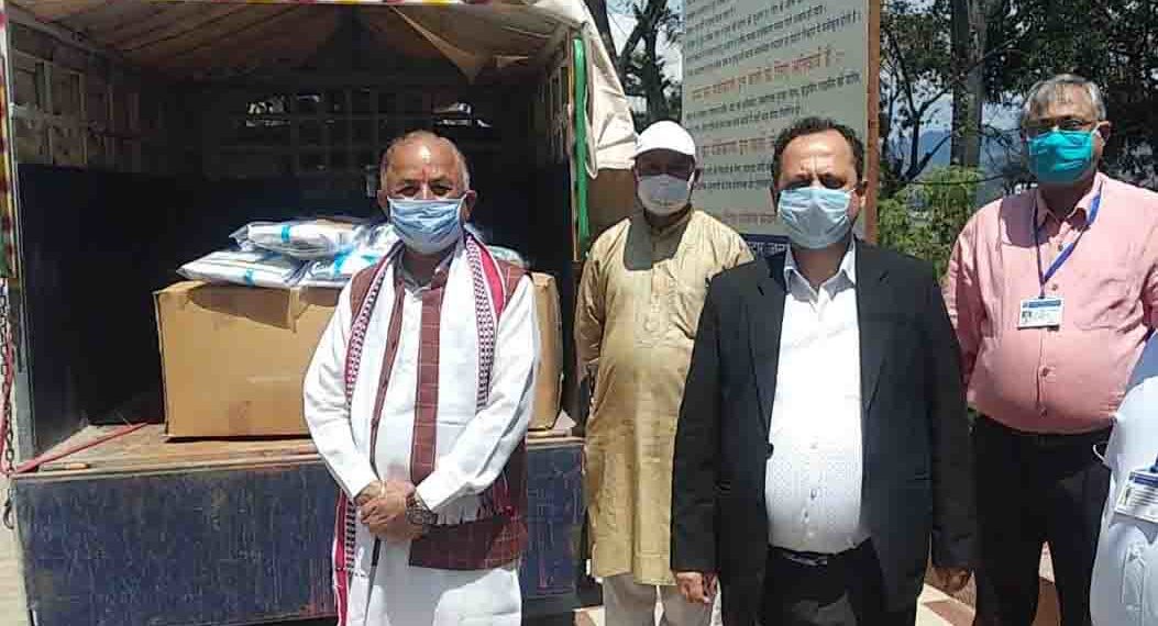 HP state co-op bank donates PPEs to hospital