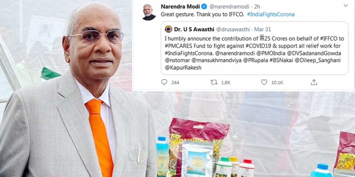 India fights Corona: Modi says “Thank you IFFCO”!