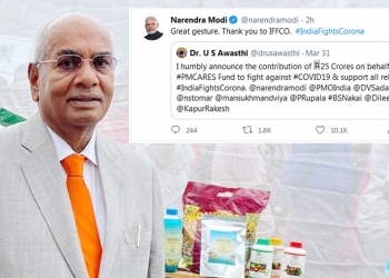 India fights Corona: Modi says “Thank you IFFCO”!