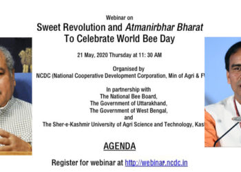 Self-reliance in beekeeping: NCDC webinar ropes in Tomar, among others