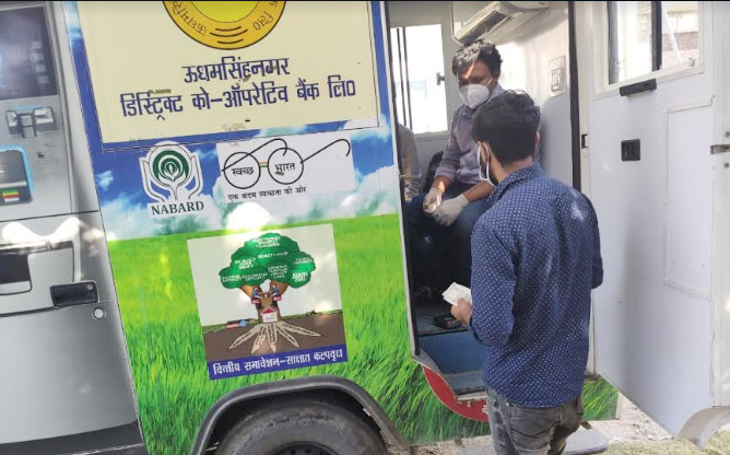 Udham’Nagar DCCB ATM vans reach out in containment area