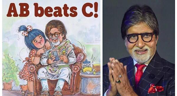 Big B says I am honoured by Amul Topical