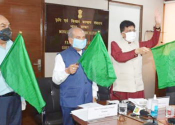 Kisan Rail with cold storage for perishables, flagged off