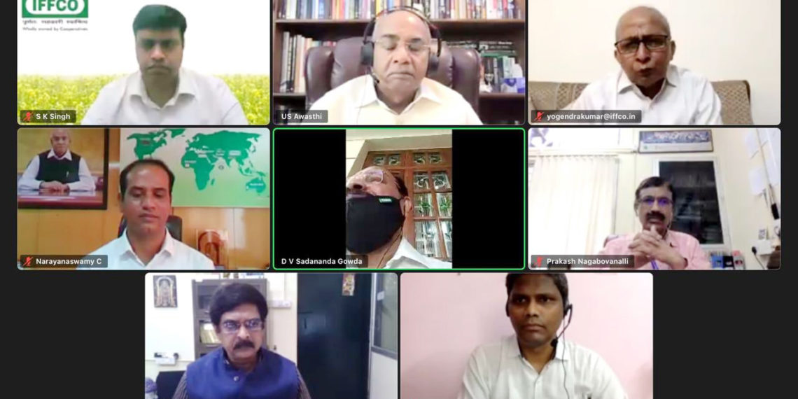 Gowda in IFFCO’s Webinar; assures to look into its patent issue