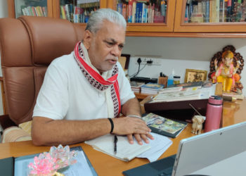 Rupala interacts with women farmers on Mahila Kisan Diwas