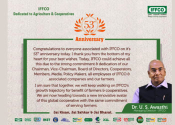 IFFCO evolving into a new innovative avatar; MD on 53rd anniversary