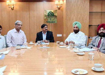 Punjab Co-op Minister meets NABARD Chief seeking fund