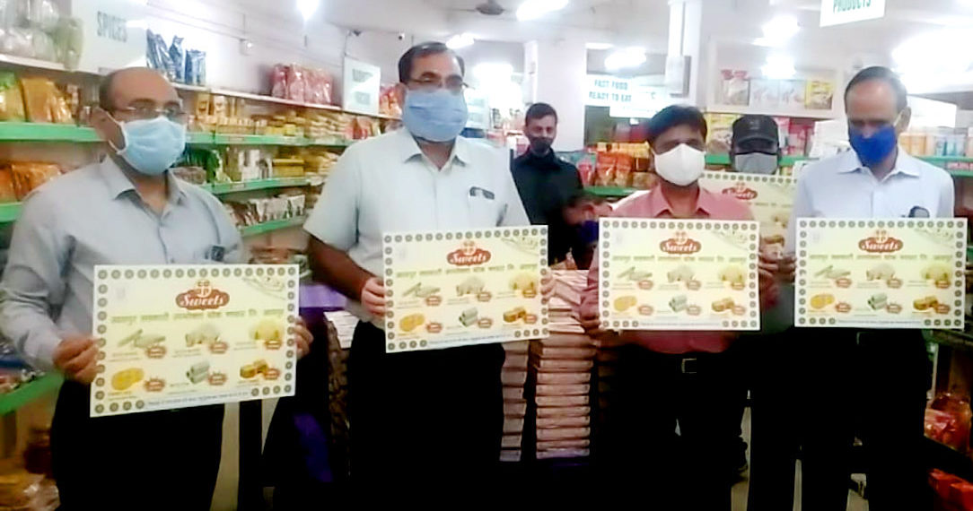 You can buy co-op sweets in Rajasthan