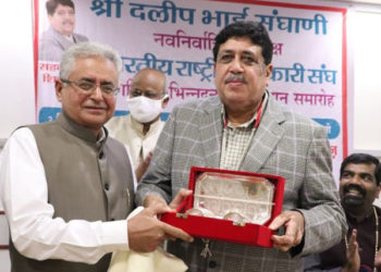 Dabas felicitates Sanghani for new innings at NCUI