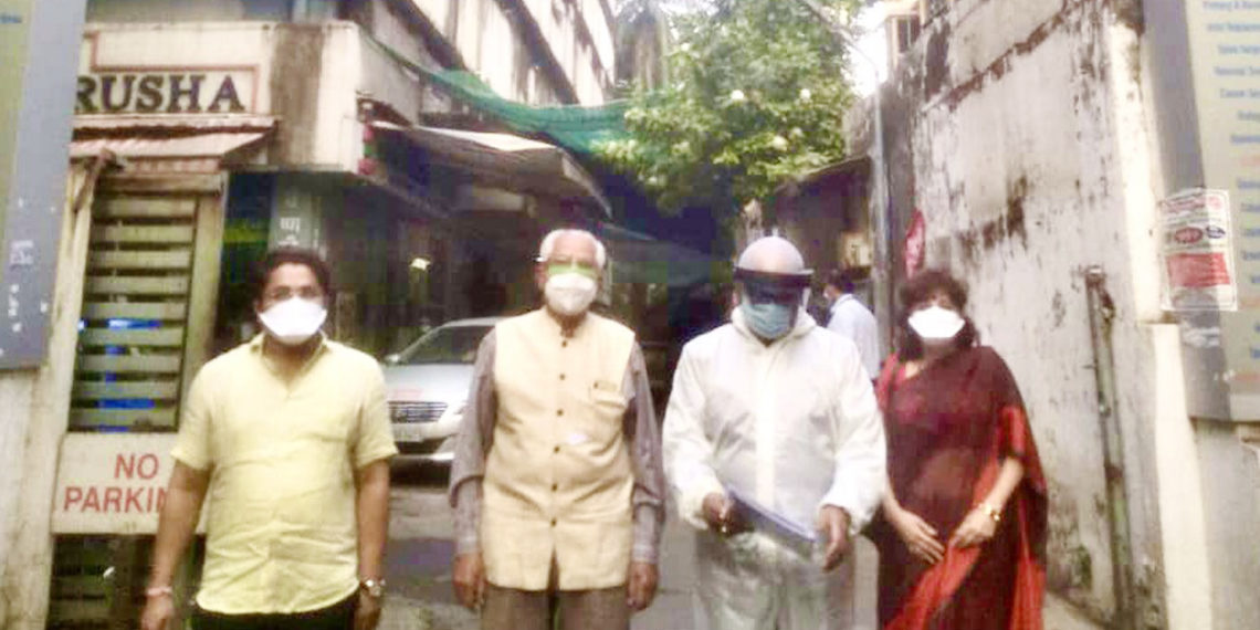 NCDC MD visits co-op hospital in Mumbai