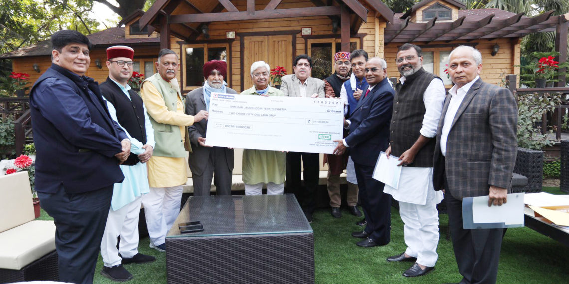 Co-op titan IFFCO donates Rs 2.51 crore for Ram temple construction