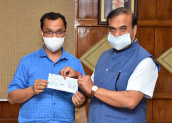 Assam State Co-op Bank donates Rs 10 lakh