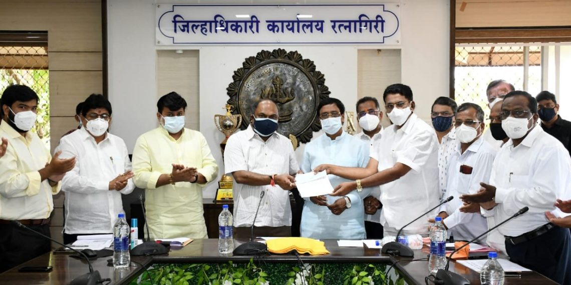 Fighting Covid: Ratnagiri DCCB contributes to state and district funds