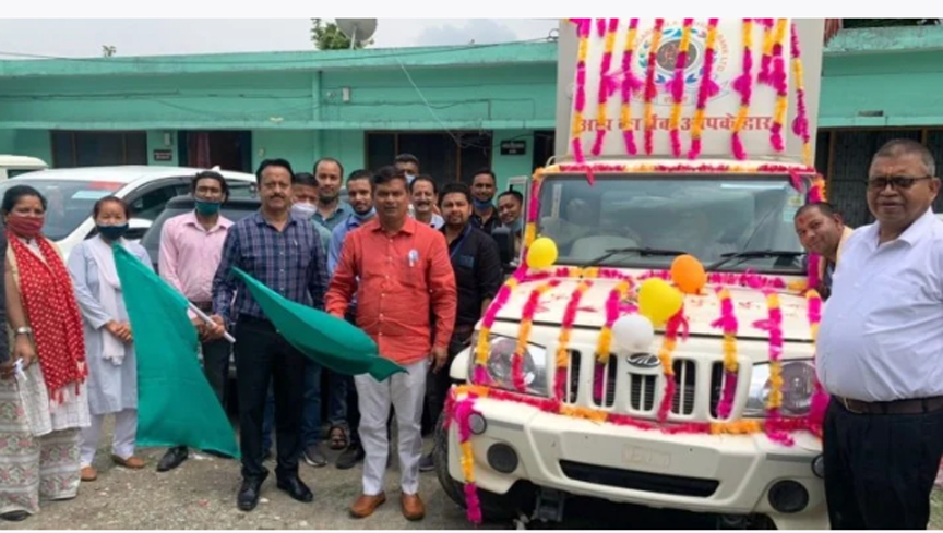 Pithoragarh DCCB ATM vans in high Himalayan region