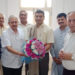 Abhay Kr Singh joins as Cen Registrar; Sah Bharati first to greet him