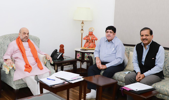 Balu meets Shah; hands over ICA Prez message to him