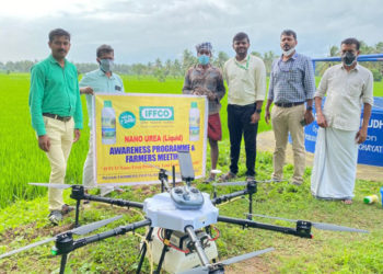 IFFCO employs drones for paddy fields; catches netizens’ fancy