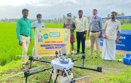 IFFCO employs drones for paddy fields; catches netizens’ fancy