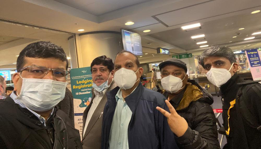 Strong brigade from India leaves for Seoul; results likely by 30th evening