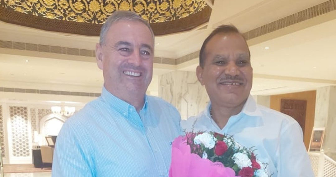 Congratulations pour for Chandra Pal; Gaurco, Awasthi & Sanghani greet him