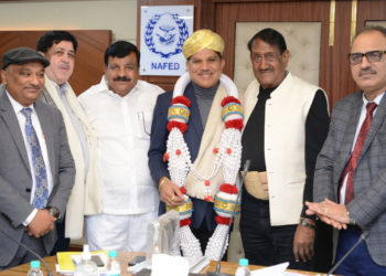 Yadav’s felicitations continue; Boards of NCUI & NAFED greet him