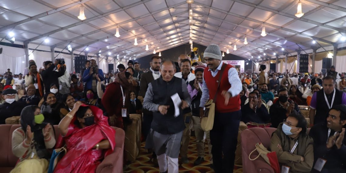 Sah Bharati: Thakur elected President; vows to end poverty thru’ PACS