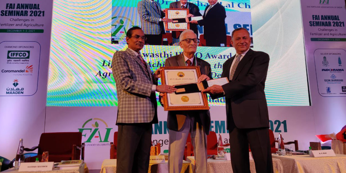 Chadha & Roy bag U S Awasthi IFFCO Award for Lifetime Achievements